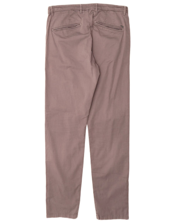 Liu Jo Mens Slim Chino Trousers IT 46 Small W30 L32 Grey Cotton