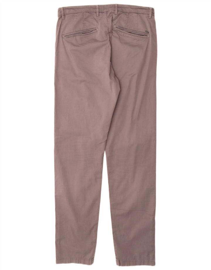 Liu Jo Mens Slim Chino Trousers IT 46 Small W30 L32 Grey Cotton