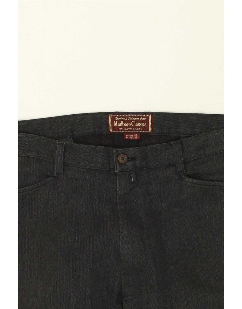 MARLBORO CLASSICS Mens Straight Casual Trousers IT 56 3XL W38 L30 Grey Vintage Marlboro Classics and Second-Hand Marlboro Classics from Messina Hembry 