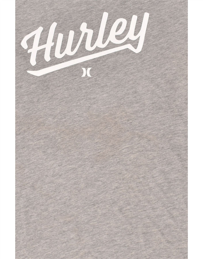 HURLEY Mens Graphic T-Shirt Top XL Grey Cotton | Vintage Hurley | Thrift | Second-Hand Hurley | Used Clothing | Messina Hembry 