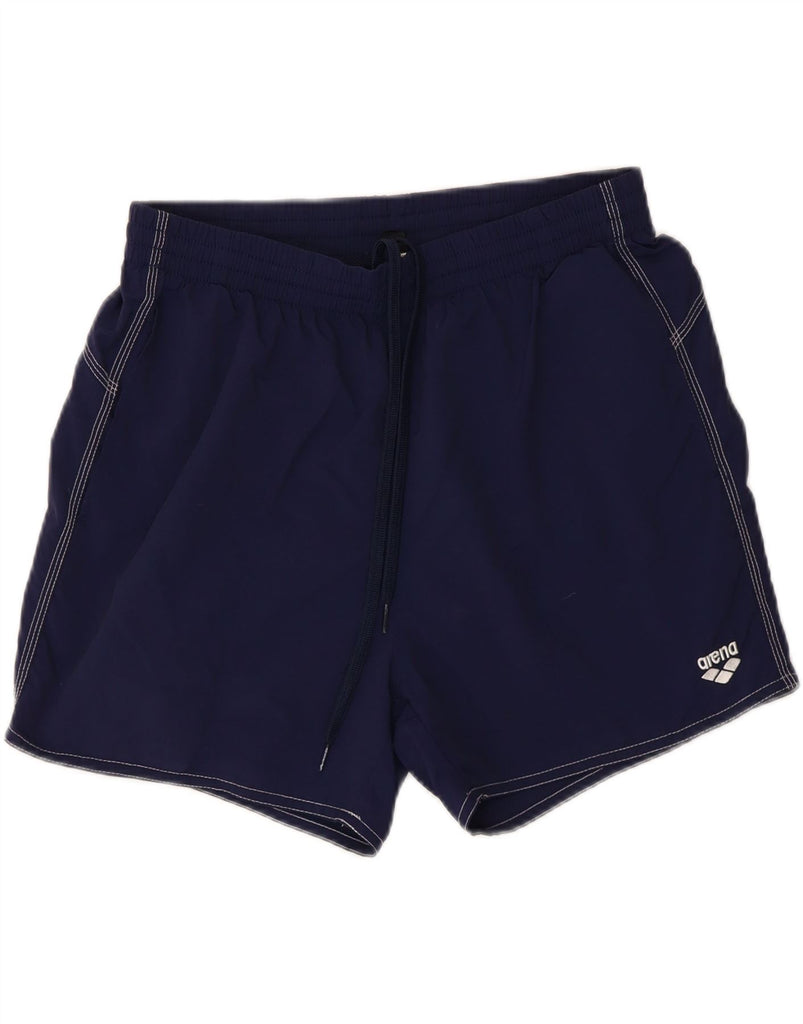 ARENA Womens Sport Shorts UK 18 XL  Navy Blue Vintage Arena and Second-Hand Arena from Messina Hembry 