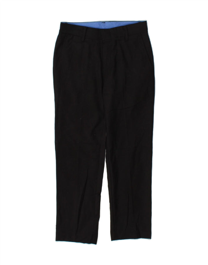 IZOD Boys Straight Chino Trousers 7-8 Years W26 L23 Black Polyester Vintage Izod and Second-Hand Izod from Messina Hembry 