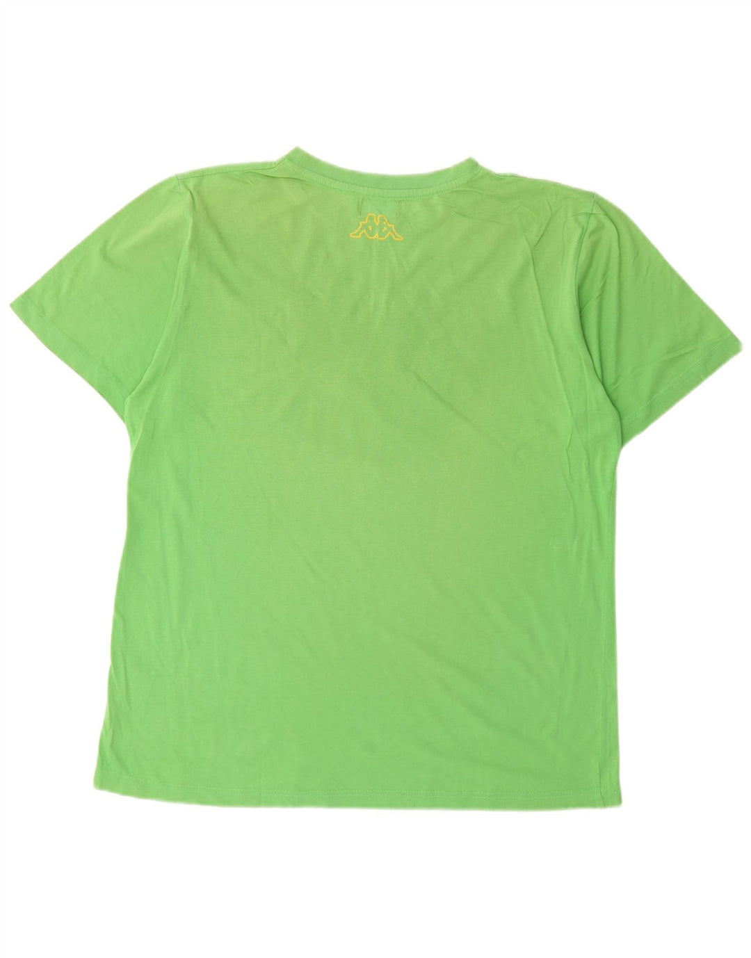 KAPPA Mens Graphic T-Shirt Top Large Green Cotton
