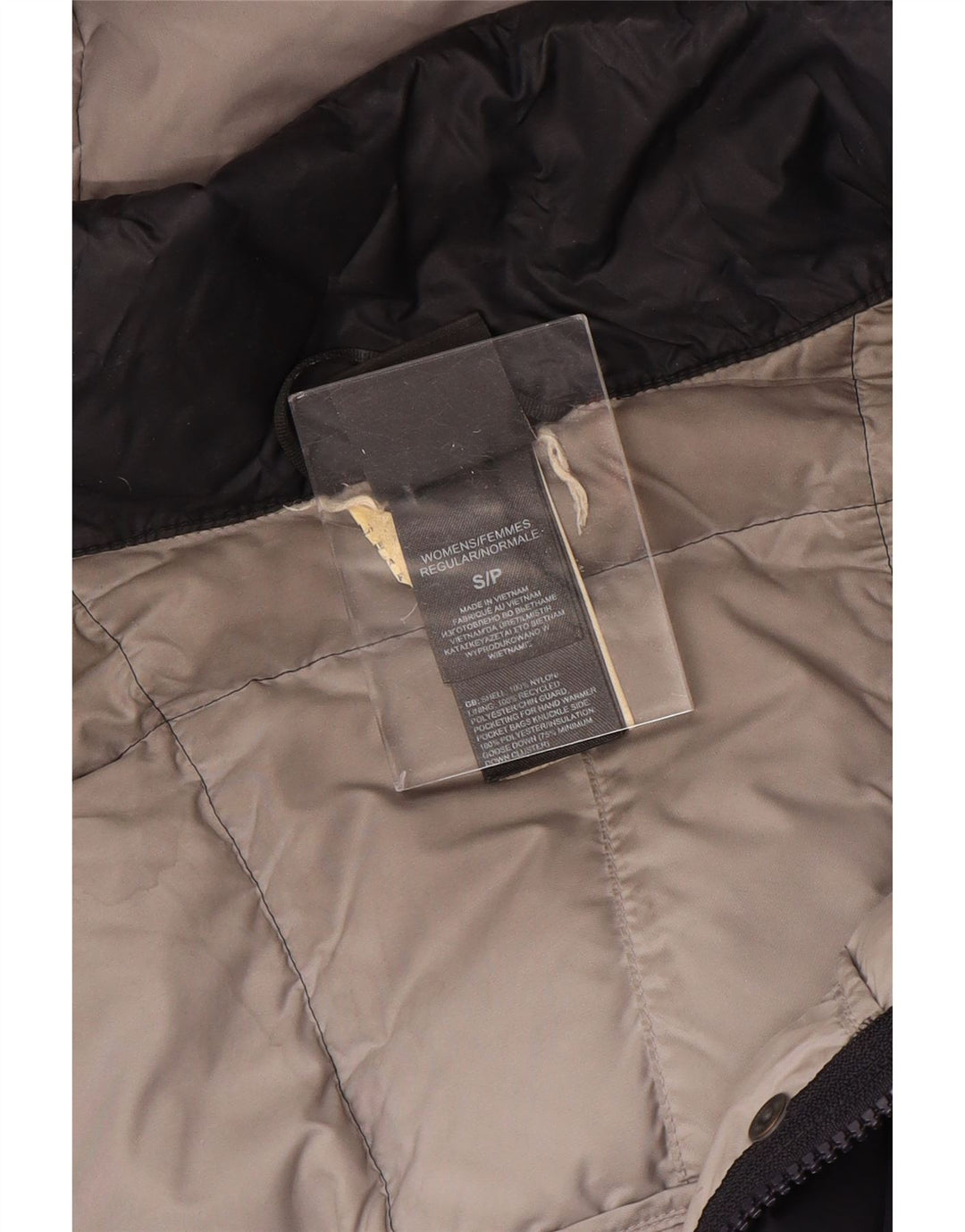 THE NORTH FACE Womens Oversized Hooded Padded Coat UK 10 Small Navy Blue