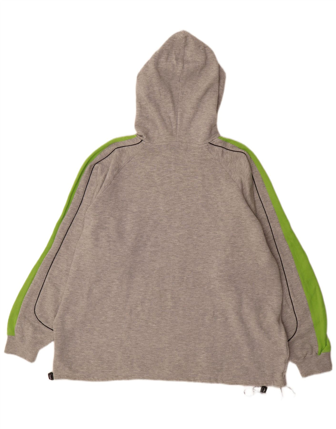 Umbro Mens Graphic Hoodie Jumper XL Grey Colourblock Polyester