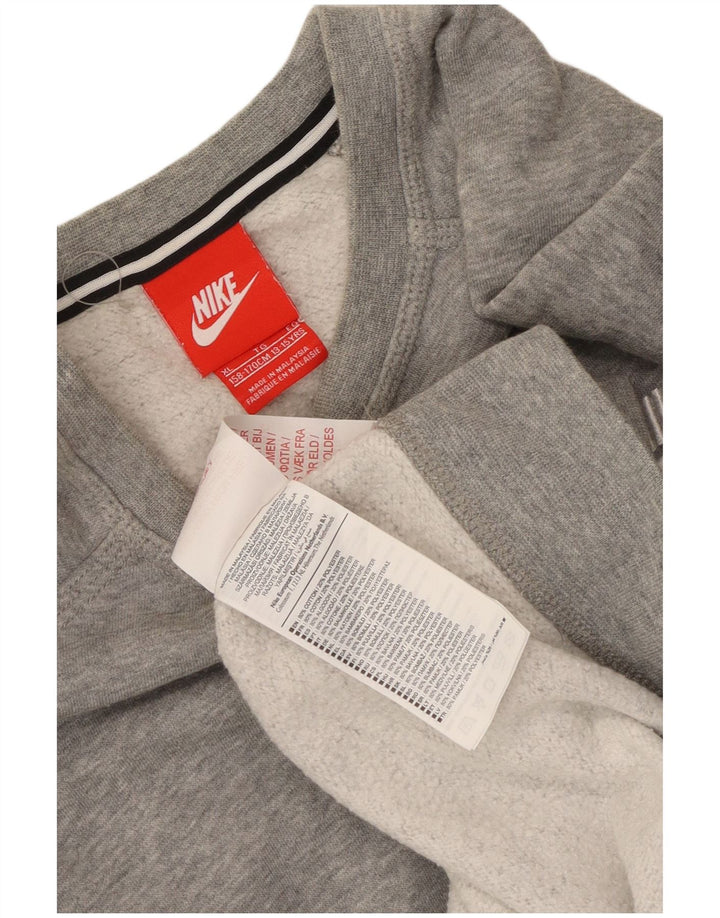 Nike Boys Sweatshirt Jumper 13-14 Years XL Grey Cotton