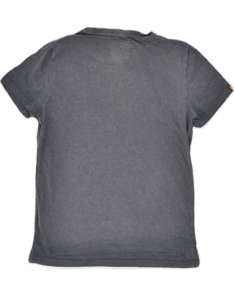 SUPERDRY Mens T-Shirt Top Medium Grey Cotton | Vintage Superdry | Thrift | Second-Hand Superdry | Used Clothing | Messina Hembry 