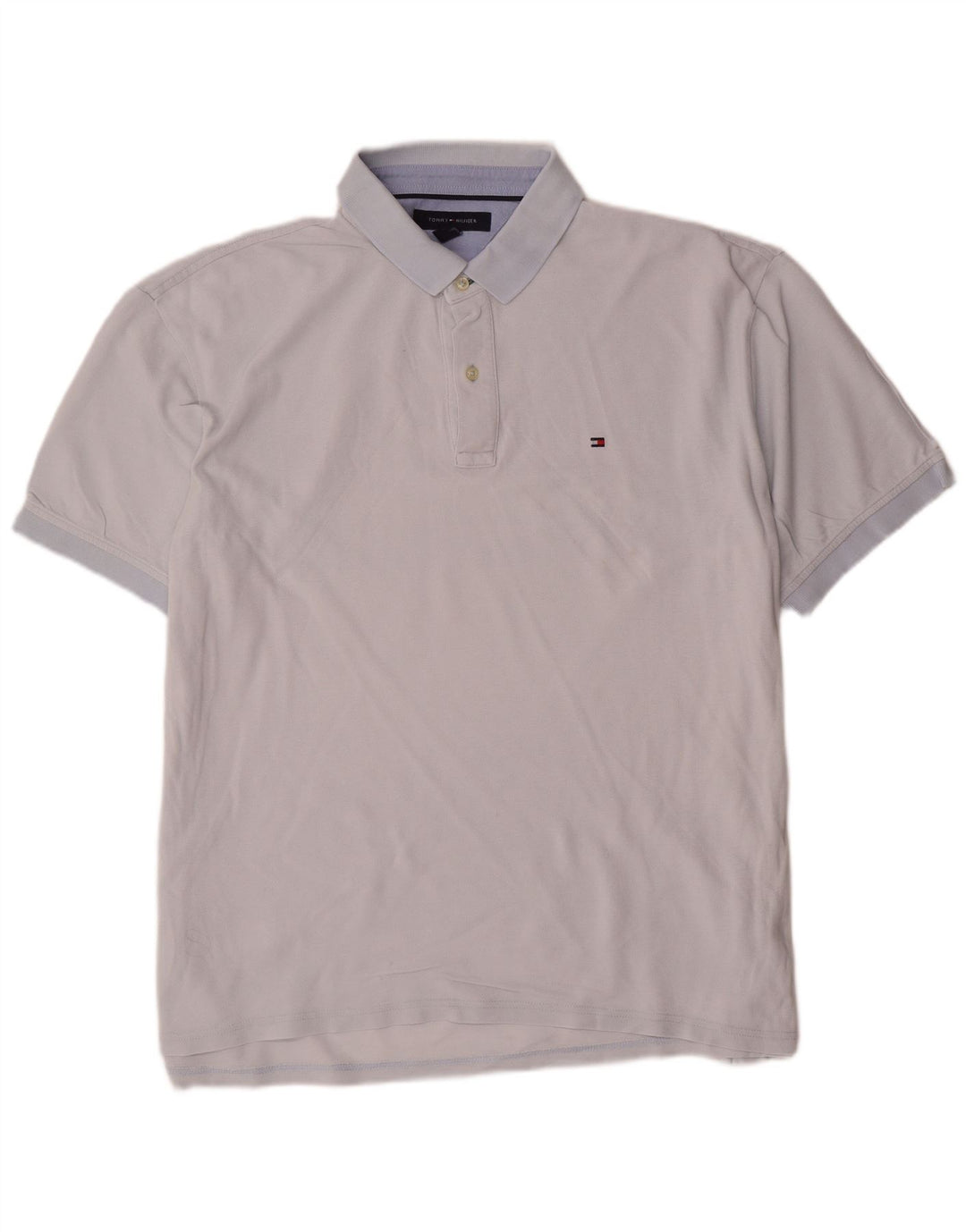 Tommy Hilfiger Mens Polo Shirt XL Blue Cotton