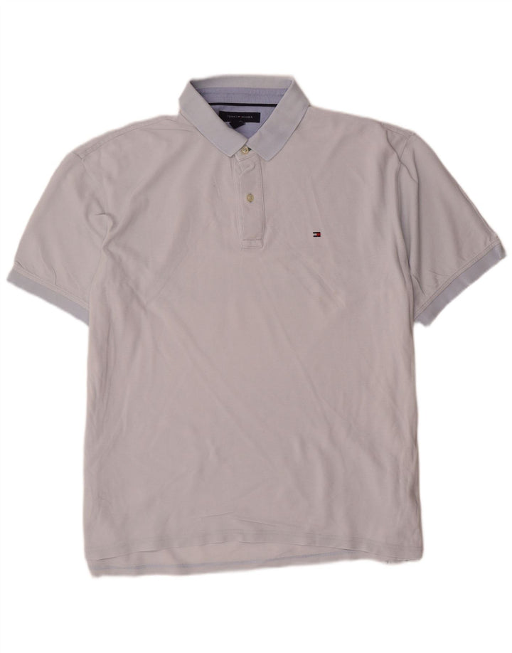 Tommy Hilfiger Mens Polo Shirt XL Blue Cotton