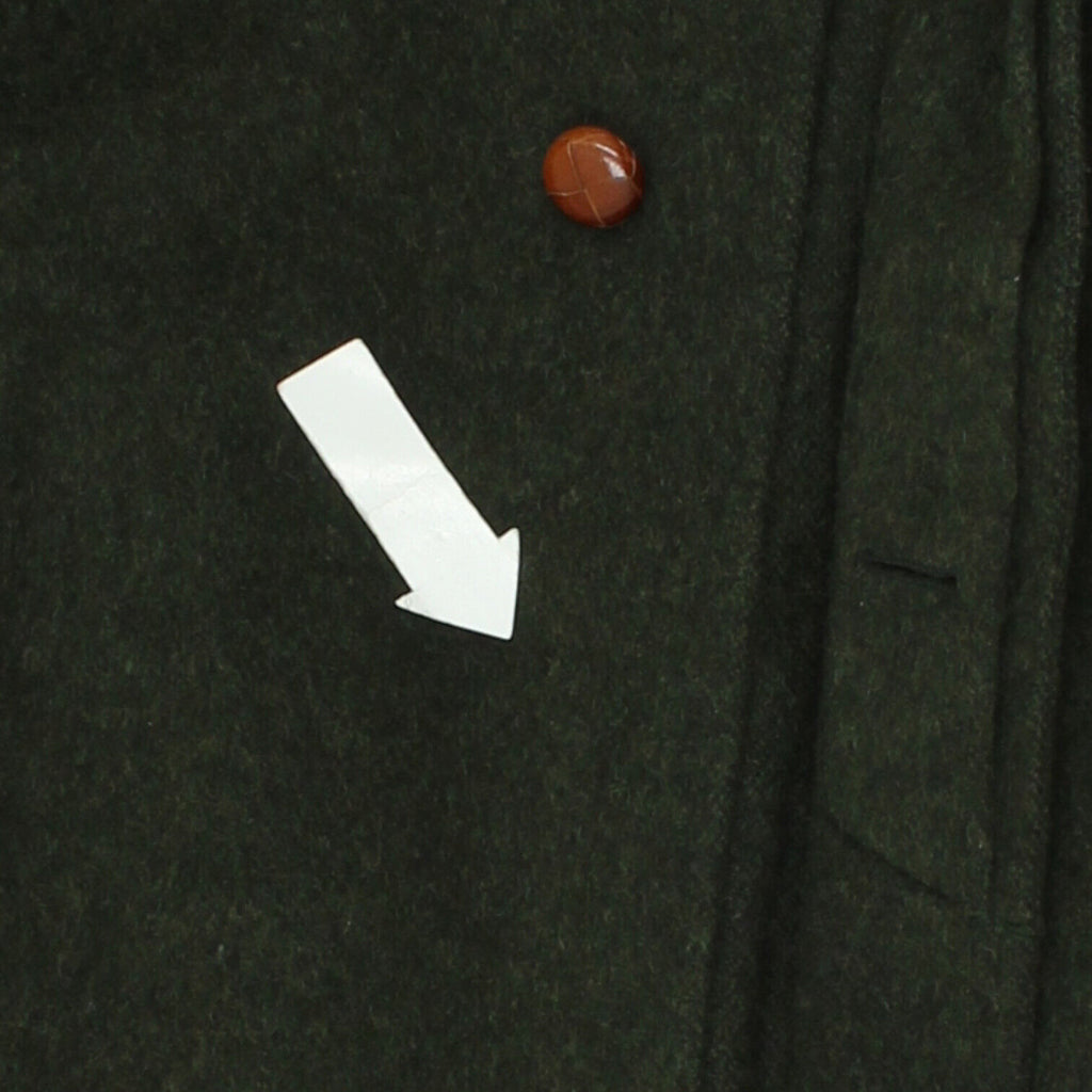 Pierre Cardin Mens Green Wool Alpaca Overcoat | Vintage High End Designer Coat | Vintage Messina Hembry | Thrift | Second-Hand Messina Hembry | Used Clothing | Messina Hembry 