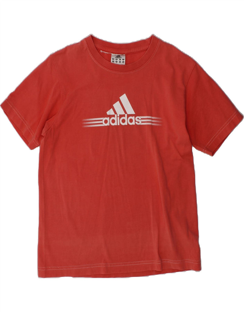 ADIDAS Girls Graphic T-Shirt Top 11-12 Years Red Cotton | Vintage Adidas | Thrift | Second-Hand Adidas | Used Clothing | Messina Hembry 