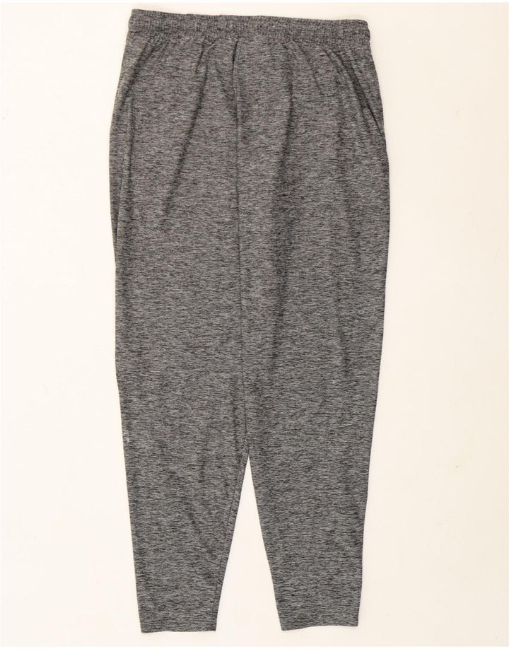 Marks & Spencer Womens Tracksuit Trousers UK 12 Medium Grey Flecked