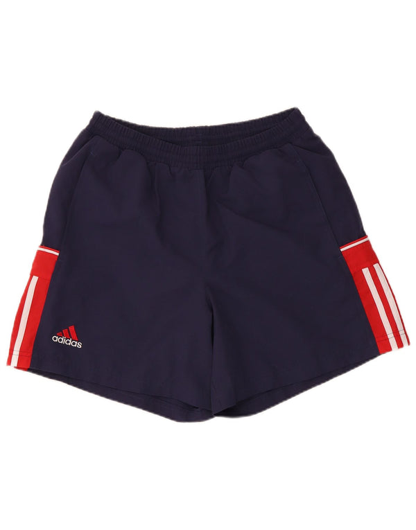 Adidas Mens Sport Shorts Medium Navy Blue Colourblock Polyester
