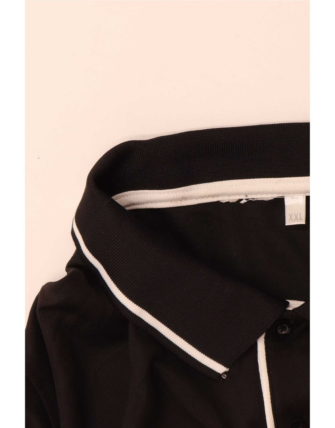Adidas Mens Polo Shirt 2XL Black Colourblock