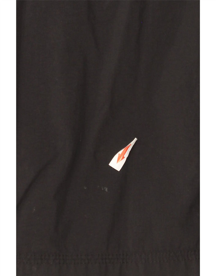 Umbro Womens Graphic Rain Jacket UK 14 Medium Black Nylon