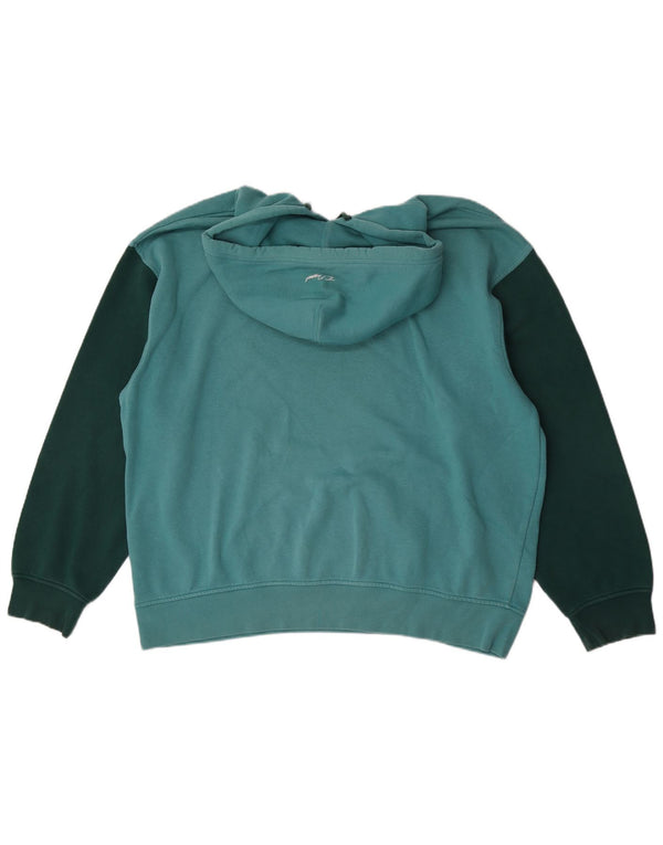 Levi's Mens Relaxed Graphic Hoodie Jumper XL Turquoise Colourblock Cotton