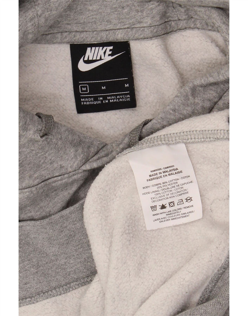 NIKE Mens Lakers Graphic Hoodie Jumper Medium Grey Cotton Vintage Nike and Second-Hand Nike from Messina Hembry 