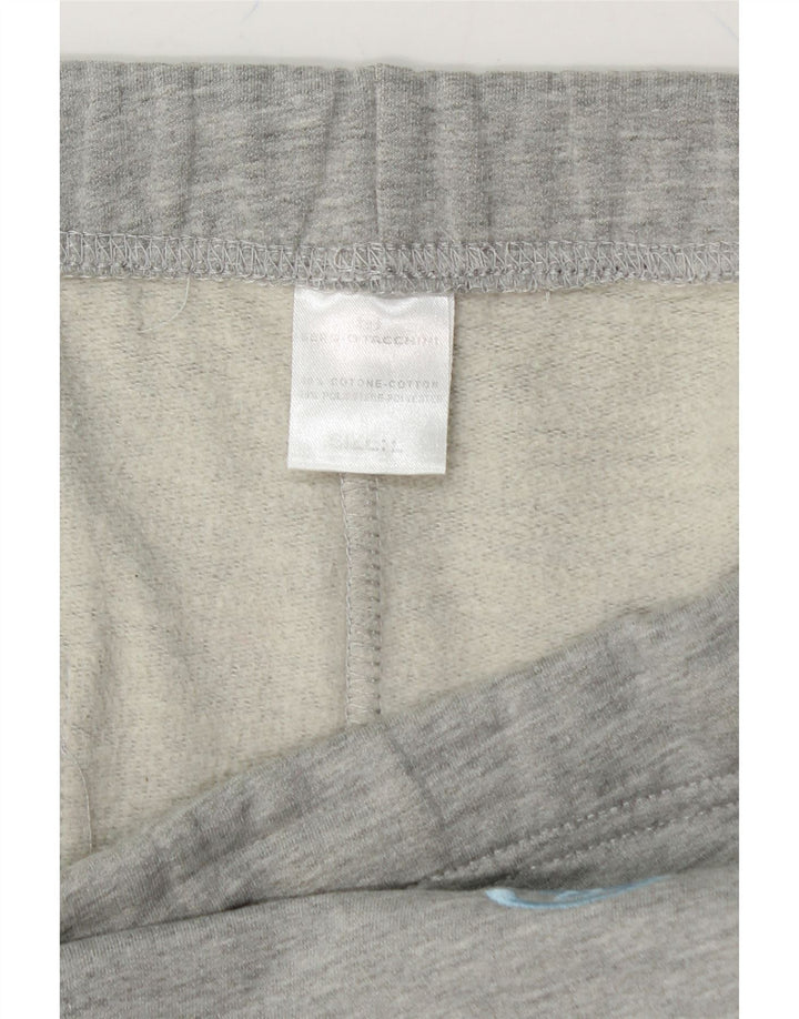 SERGIO TACCHINI Mens Tracksuit Trousers Large  Grey Cotton Vintage Sergio Tacchini and Second-Hand Sergio Tacchini from Messina Hembry 
