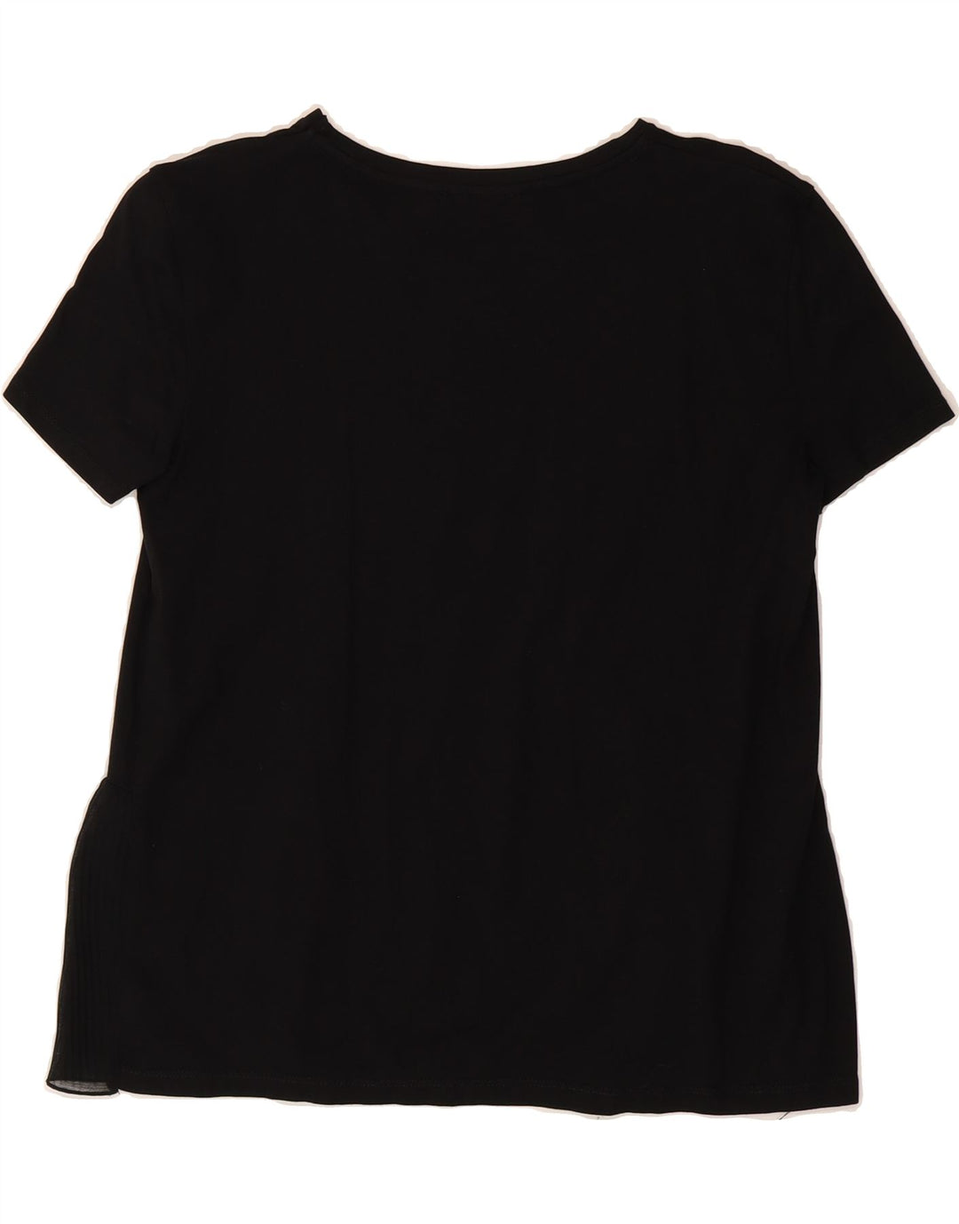 ZARA Womens T-Shirt Top UK 10 Small Black Vintage Zara and Second-Hand Zara from Messina Hembry 