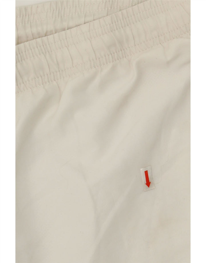 ADIDAS Mens Sport Shorts Large White Polyester Vintage Adidas and Second-Hand Adidas from Messina Hembry 