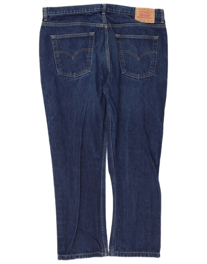 Levi's Mens 581 Straight Jeans W40 L29 Navy Blue Cotton