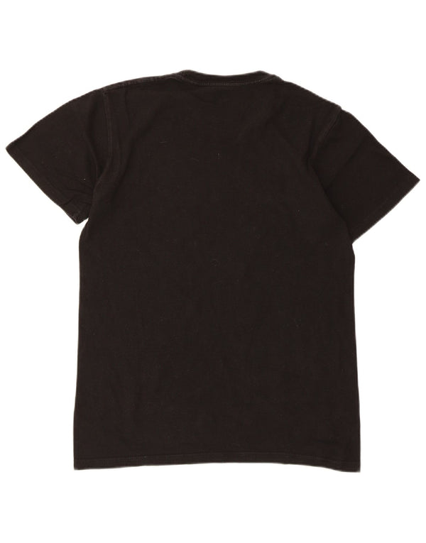 Hard Rock Cafe Mens Rockestra Graphic T-Shirt Top Small Black Cotton