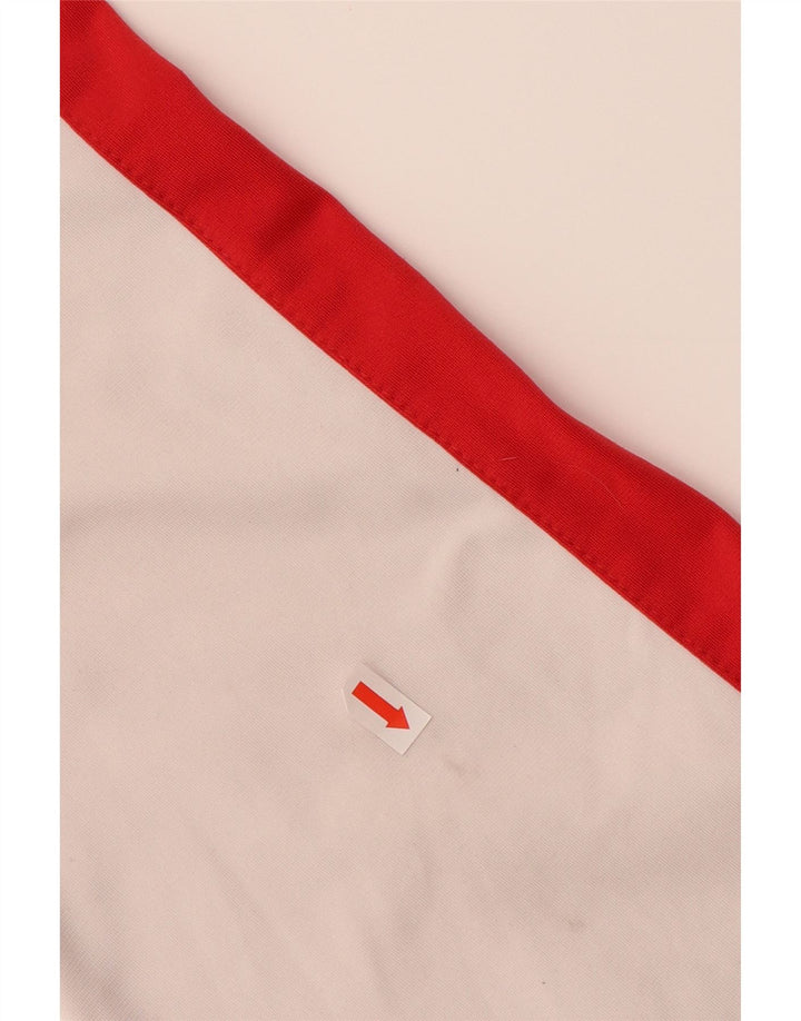 PUMA Boys Tracksuit Top Jacket 15-16 Years Red Colourblock Polyester Vintage Puma and Second-Hand Puma from Messina Hembry 