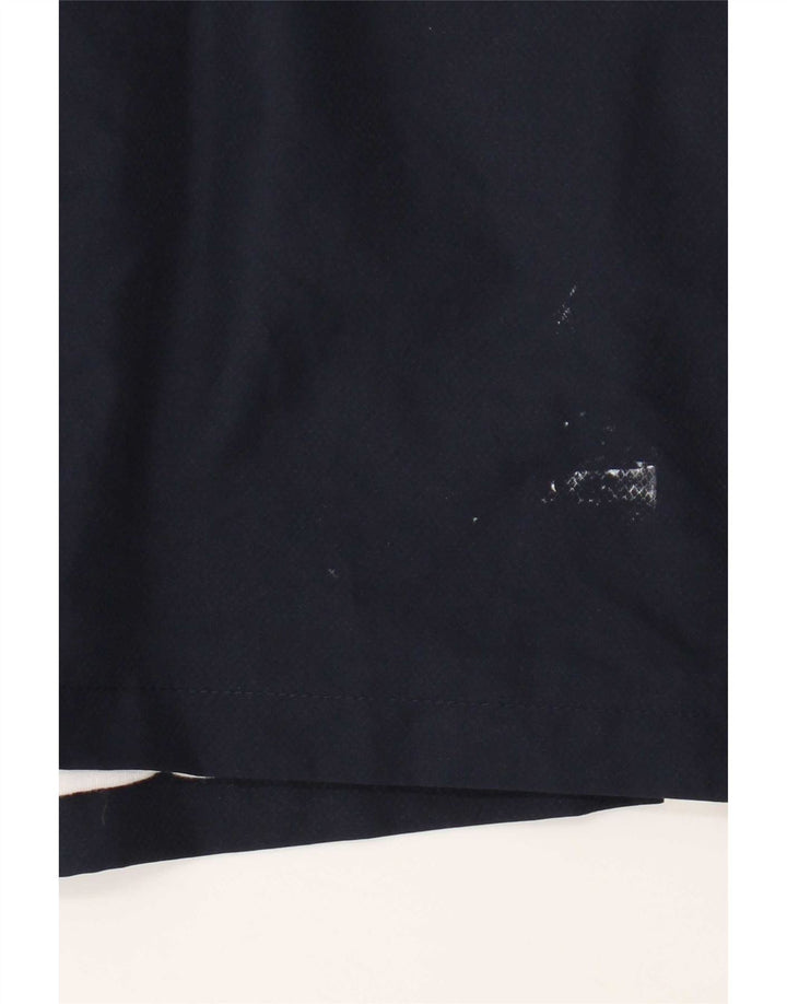 Lacoste Mens Sport Shorts Size 7 2XL  Navy Blue Colourblock Polyester