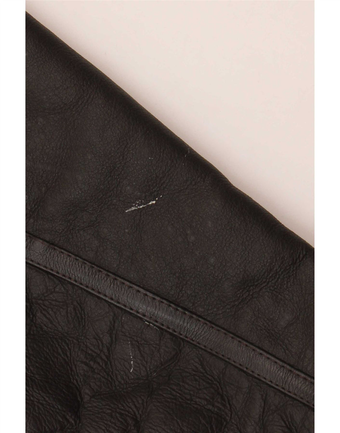 Vintage Mens Shearling Jacket UK 46 3XL Brown Sheepskin