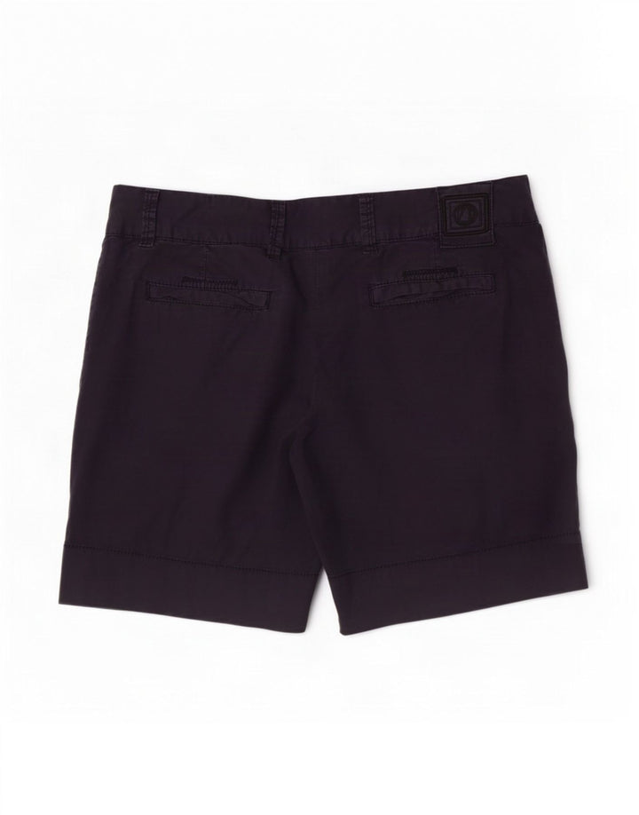Murphy & Nye Womens Chino Shorts W29 Medium Navy Blue Cotton
