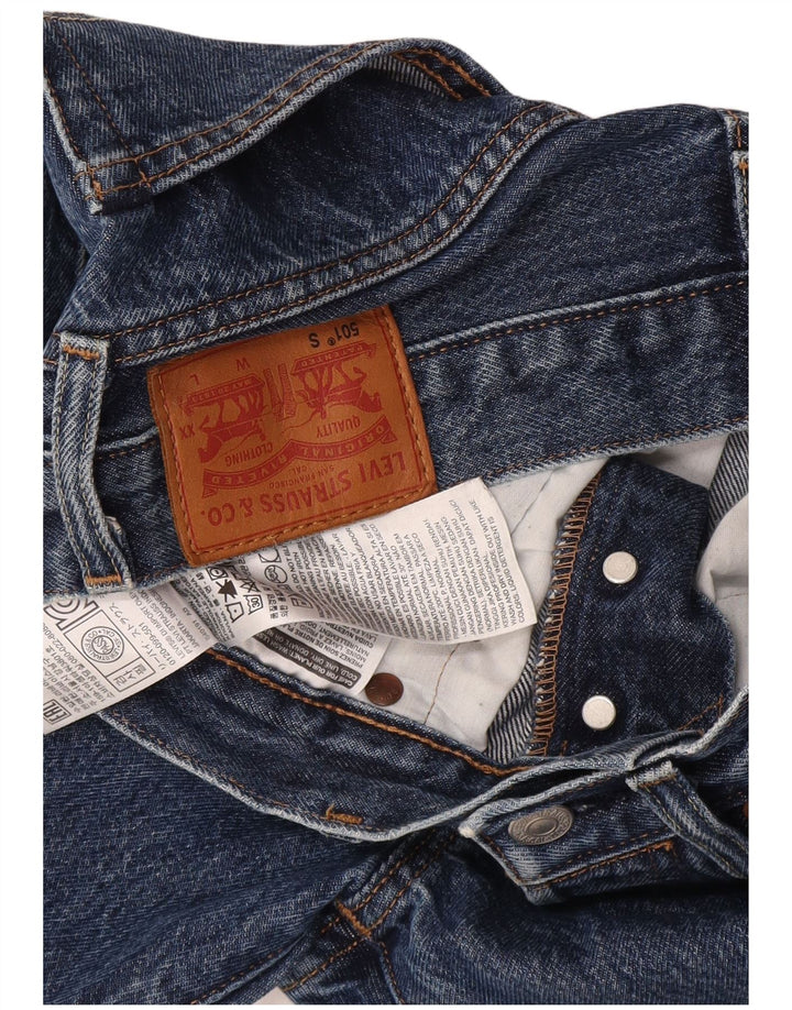 Levi's Mens 501 Straight Jeans W26 L28 Blue Cotton