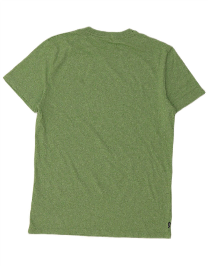 Superdry Mens T-Shirt Top Medium Green Cotton