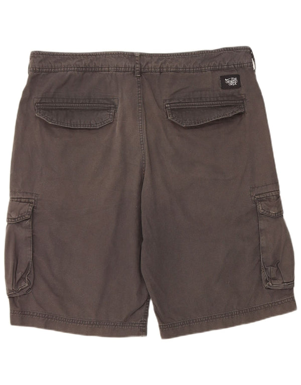 Nike Mens Cargo Shorts W34 Large Grey Cotton