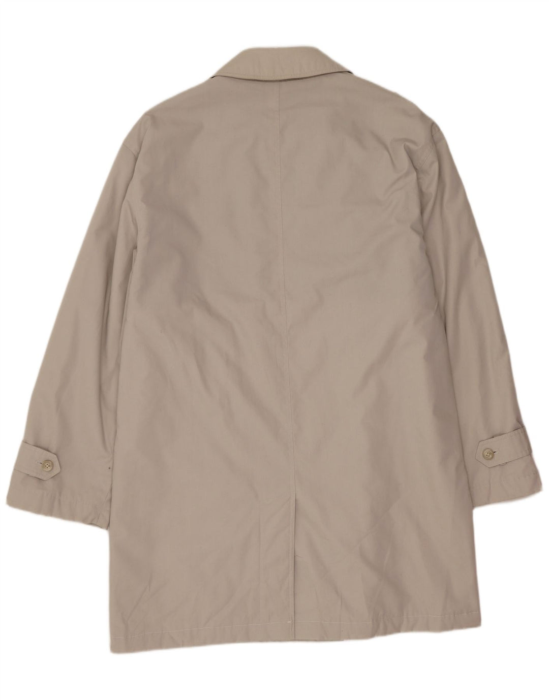 MAISON JACQUES Mens Loose Fit Trench Coat IT 46 Small Grey