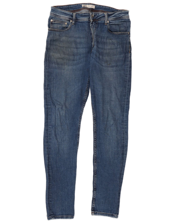 Zara Mens Skinny Jeans EU 42 Large W32 L30 Blue