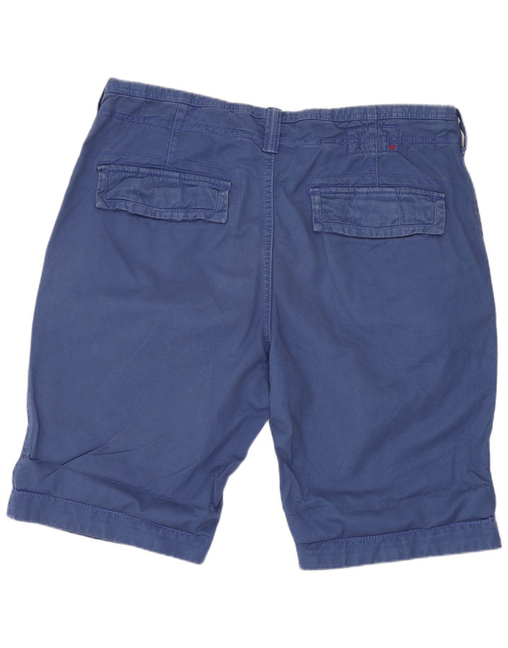 Fat Face Mens Chino Shorts W36 Large Blue Cotton