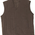 Zara Mens Padded Gilet UK 40 Large Grey Polyester