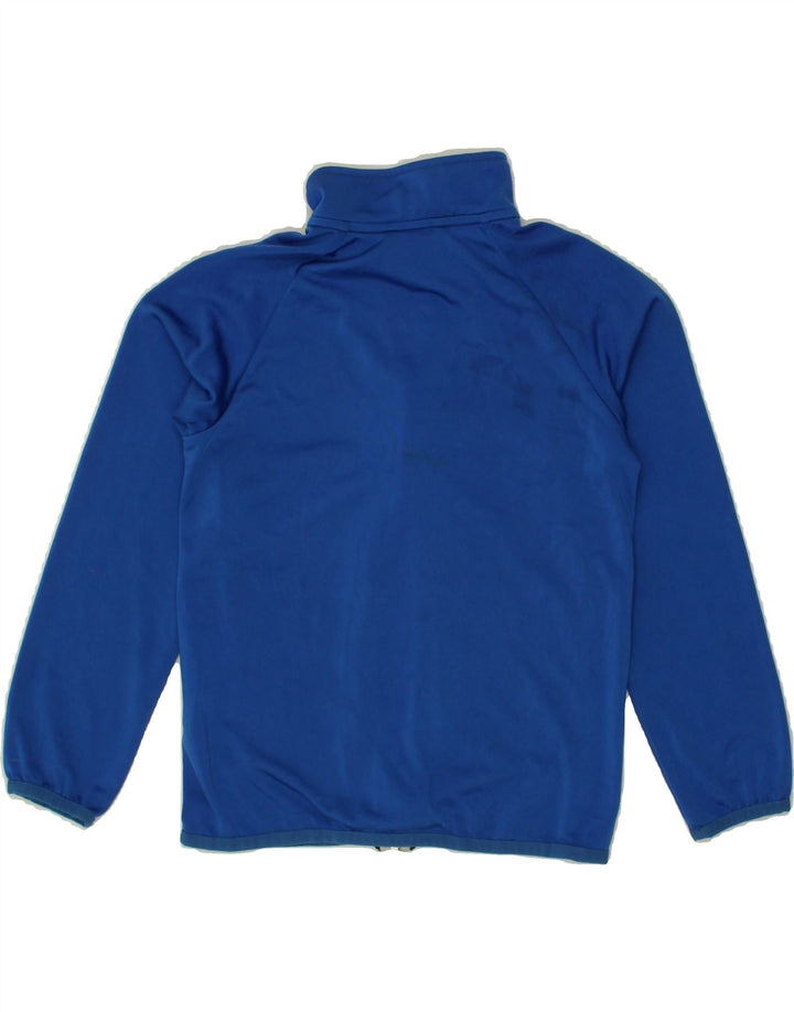 ADIDAS Boys Tracksuit Top Jacket 7-8 Years Blue Colourblock Polyester Vintage Adidas and Second-Hand Adidas from Messina Hembry 