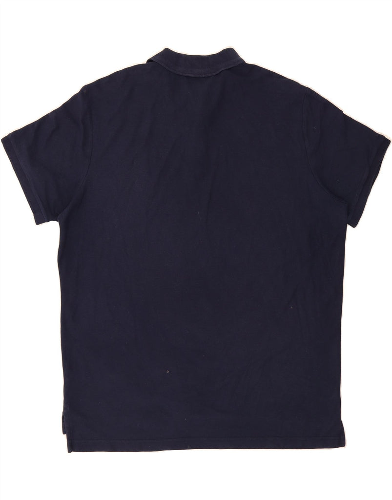 U.S. POLO ASSN. Mens Polo Shirt 2XL Navy Blue Cotton Vintage U.S. Polo Assn. and Second-Hand U.S. Polo Assn. from Messina Hembry 