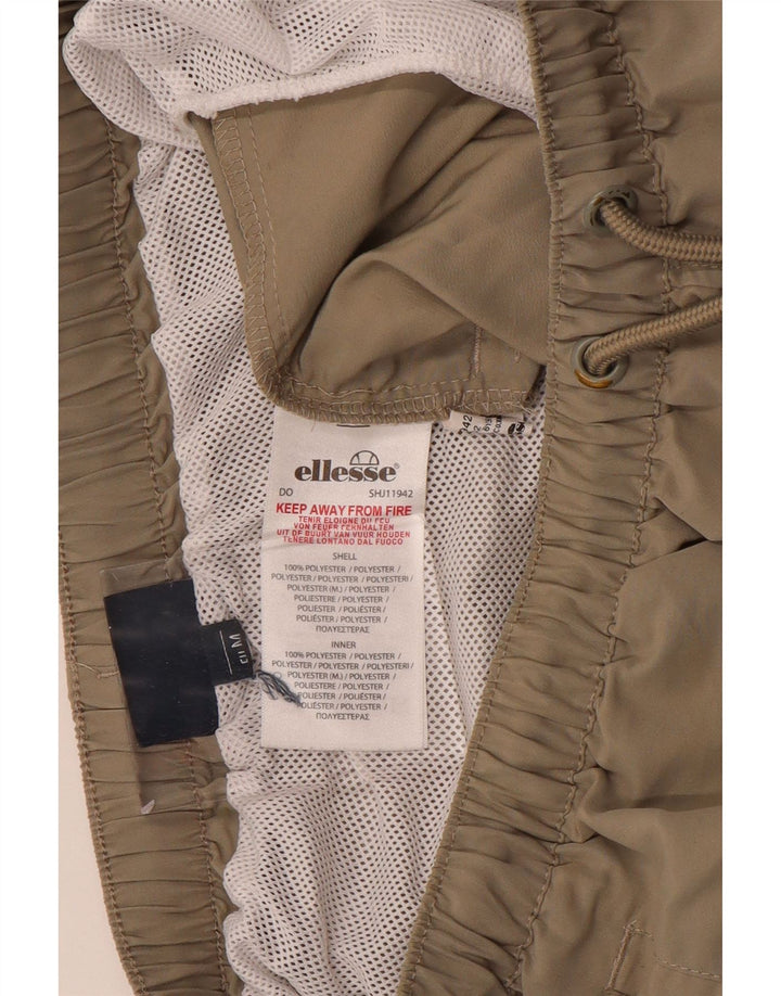 Ellesse Mens Swimming Shorts Medium Khaki Polyester