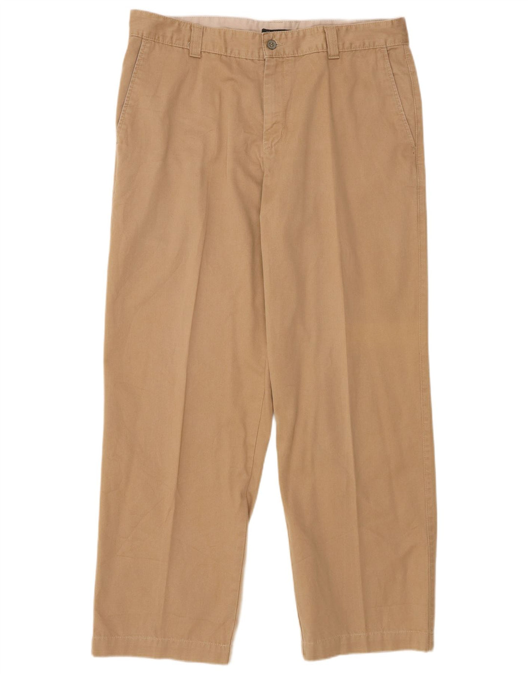 DOCKERS Mens Khakis Straight Chino Trousers W36 L32 Beige