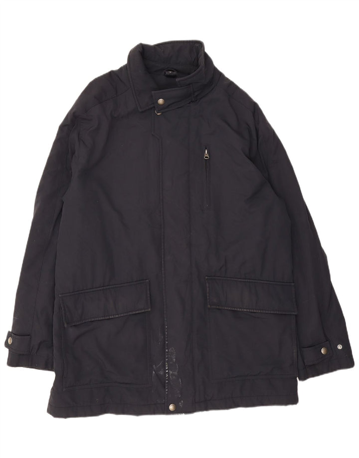 Marks & Spencer Mens Utility Jacket UK 42 XL Navy Blue