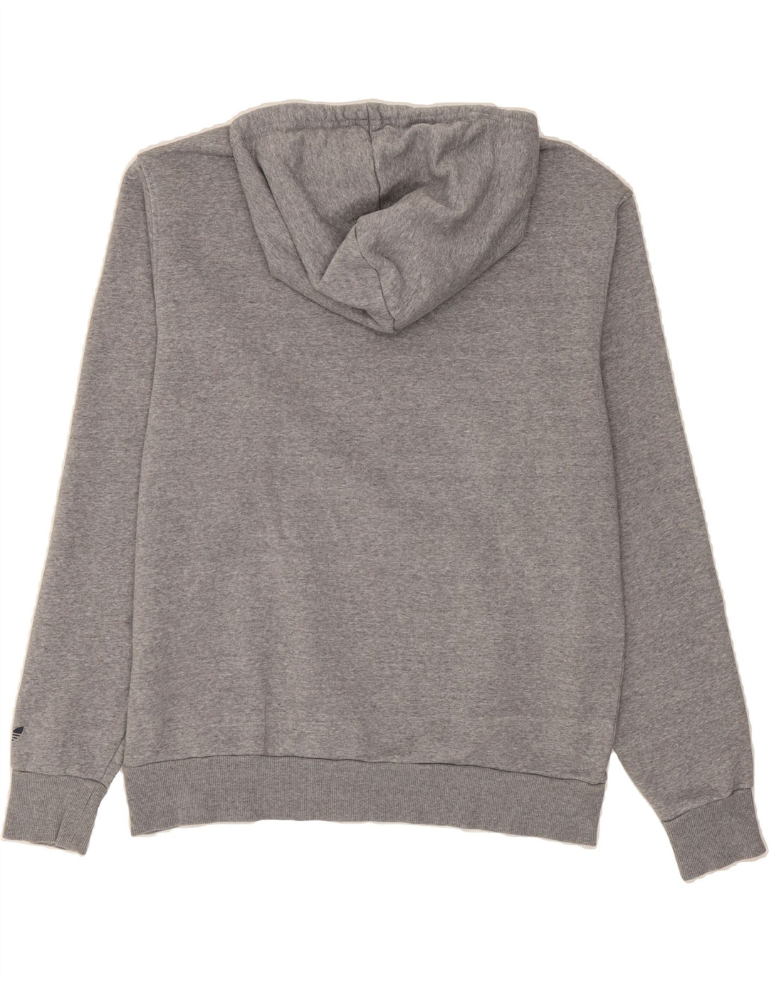 ADIDAS Mens Graphic Hoodie Jumper Medium Grey Vintage Adidas and Second-Hand Adidas from Messina Hembry 