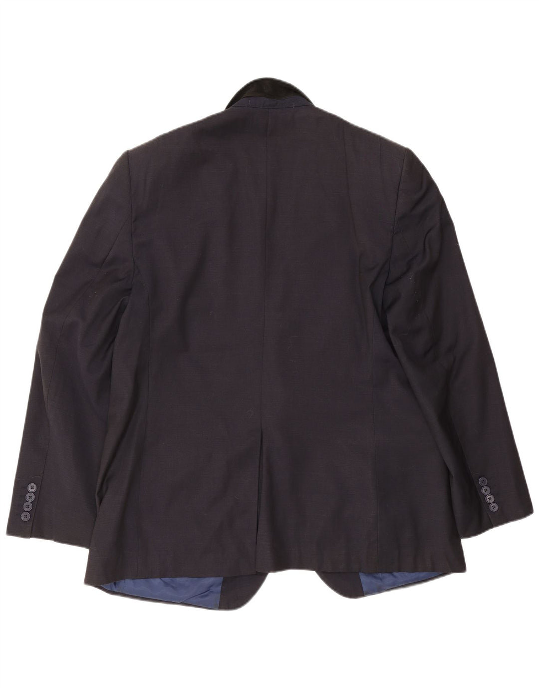 Marks & Spencer Mens 2 Button Regular Fit Blazer Jacket EU 54 XL Navy Blue