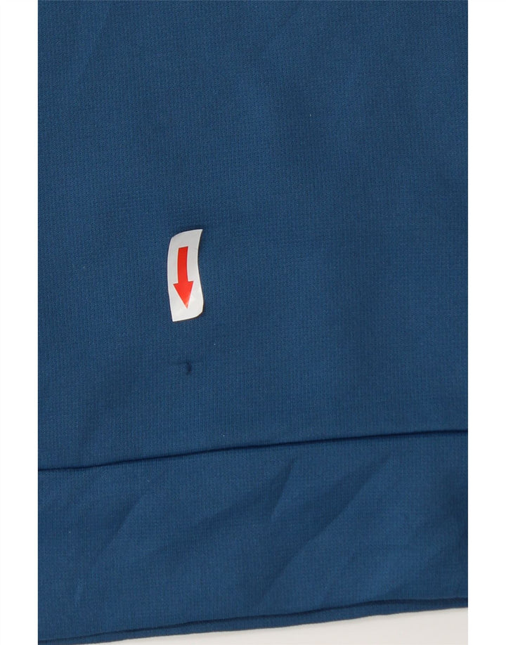 Under Armour Boys Graphic Hoodie Jumper 11-12 Years Large Blue Polyester