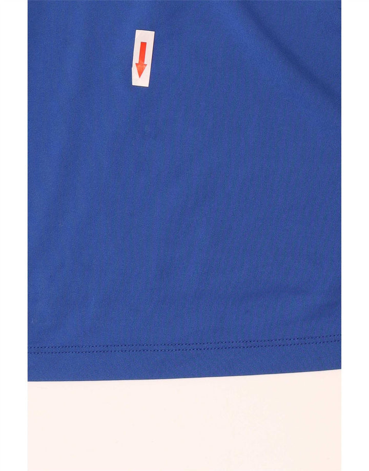 Nike Mens Dri Fit T-Shirt Top Large Blue Polyester