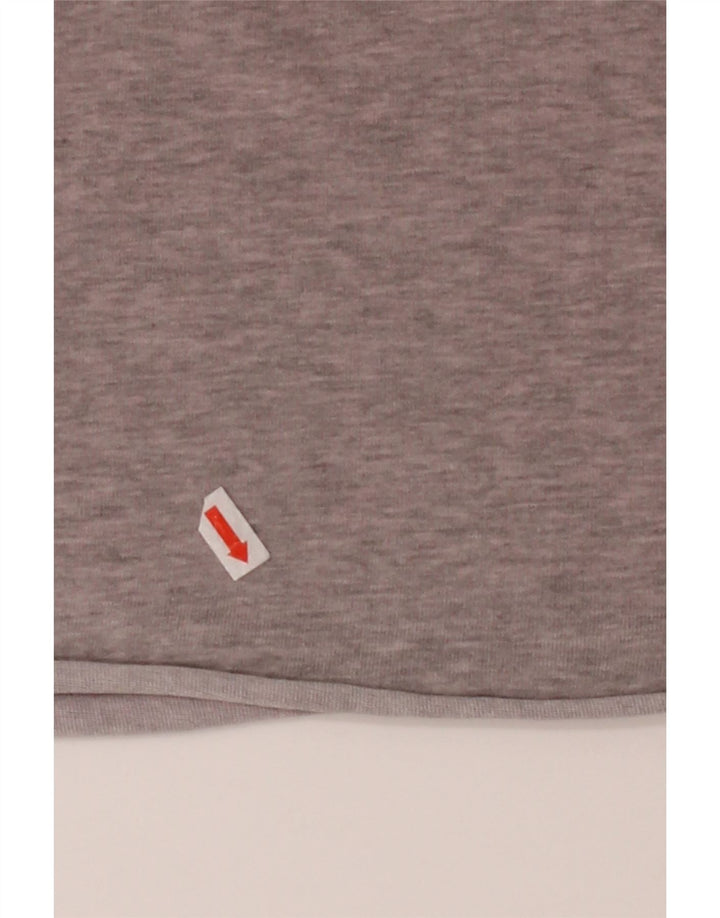 ADIDAS Mens Climalite Graphic T-Shirt Top Medium Grey Cotton