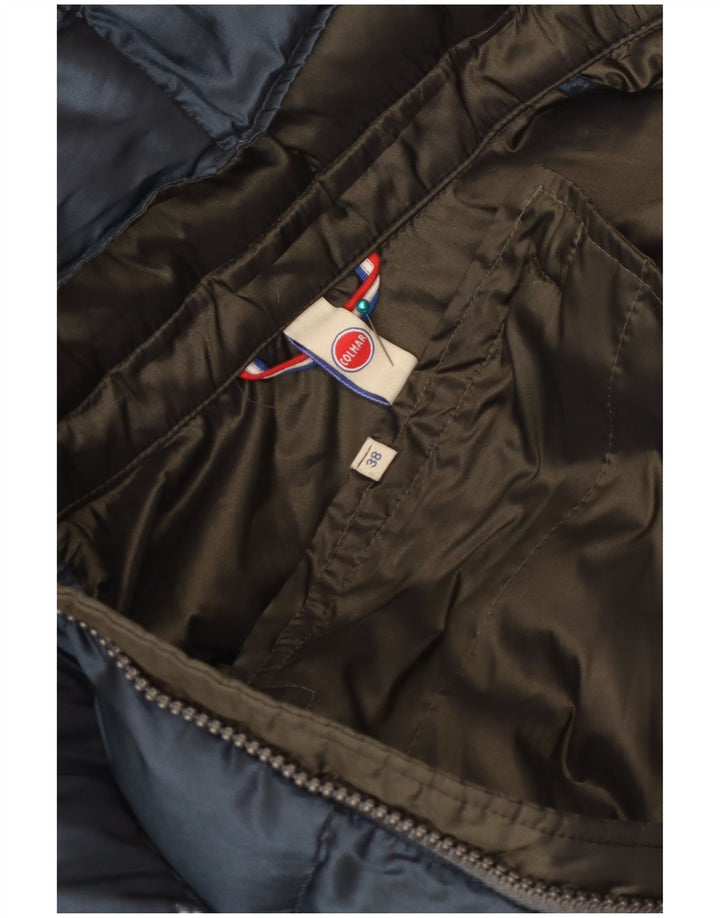 Colmar Womens Hooded Padded Jacket EU 38 Small Navy Blue