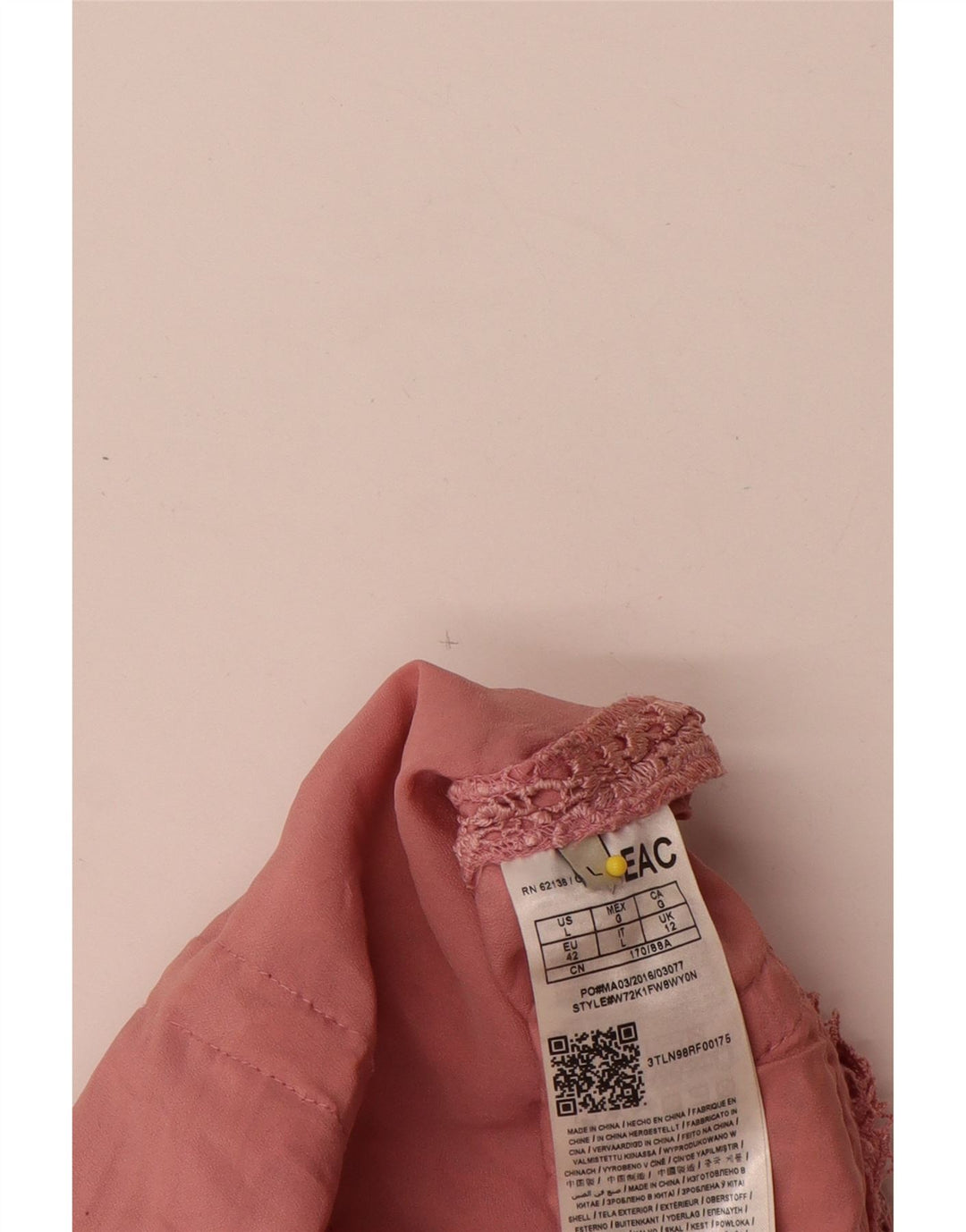 Guess Womens Sheath Dress UK 12 Medium  Pink Floral Polyester