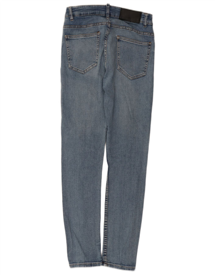 Zara Mens Slim Jeans EU 40 Medium W31 L30 Blue Cotton